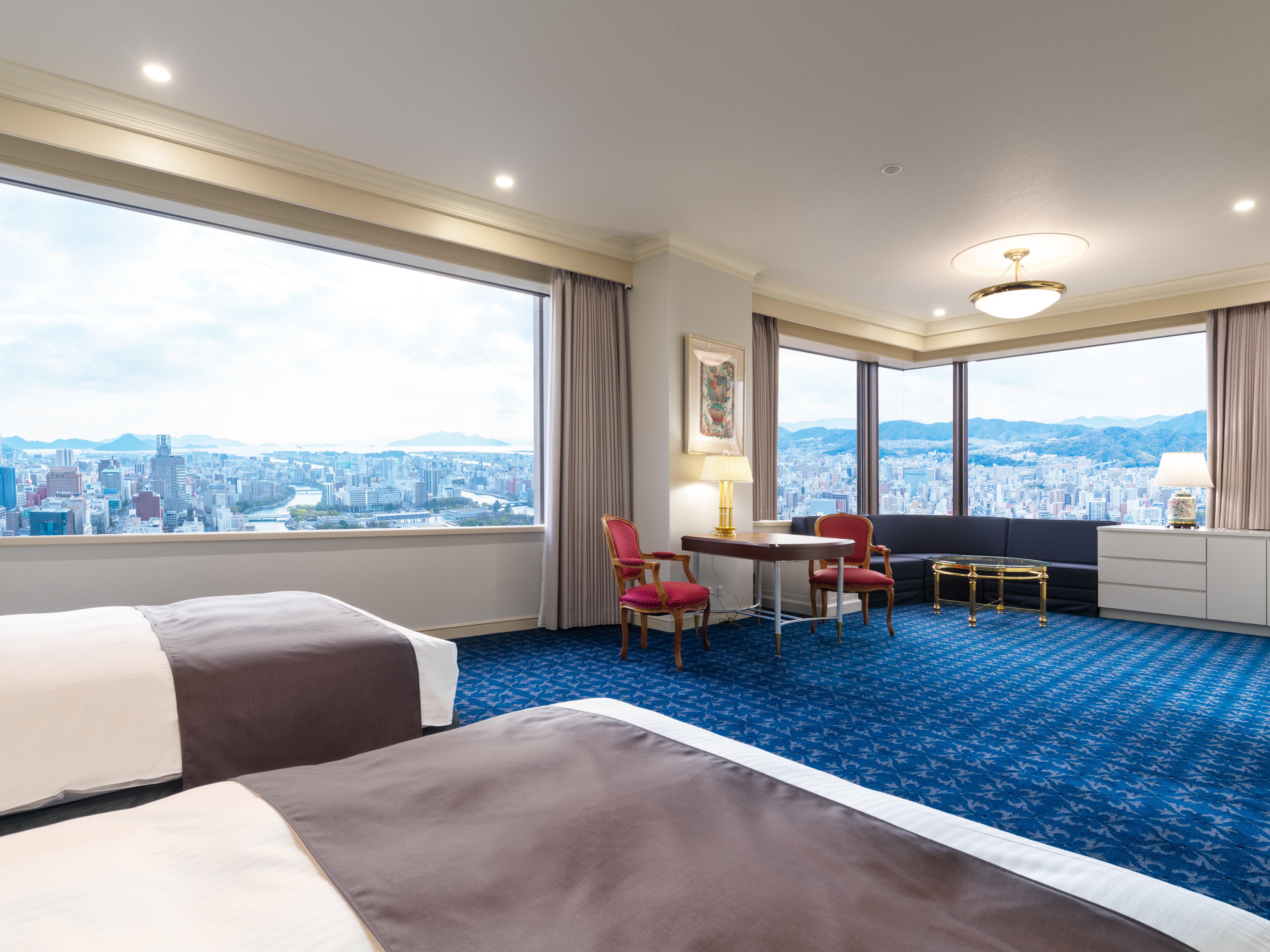 Rihga Royal Hotel Hiroshima Bagian luar foto